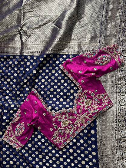 Exclusive Desgin Saree with Luxe stitched Blouse