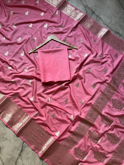 Banarasi Budget Semi Georgette Sarees