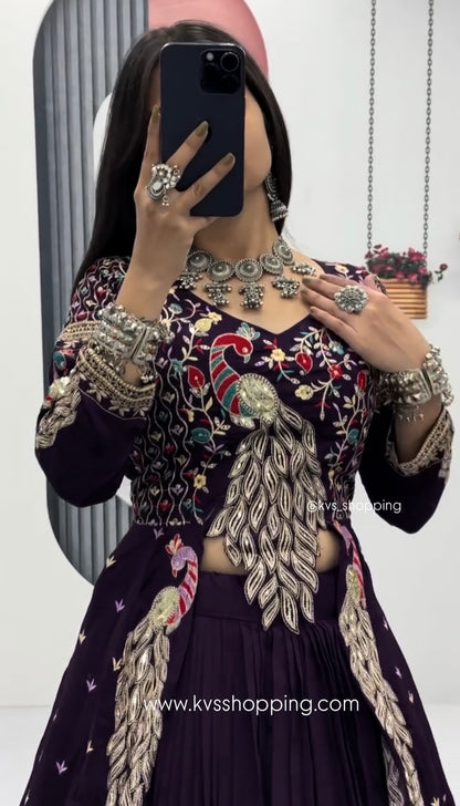 Big Boss, peacock  Degsiner Lehenga