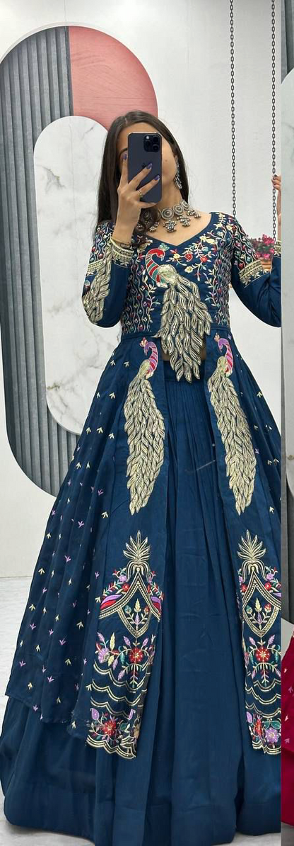 Big Boss, peacock  Degsiner Lehenga