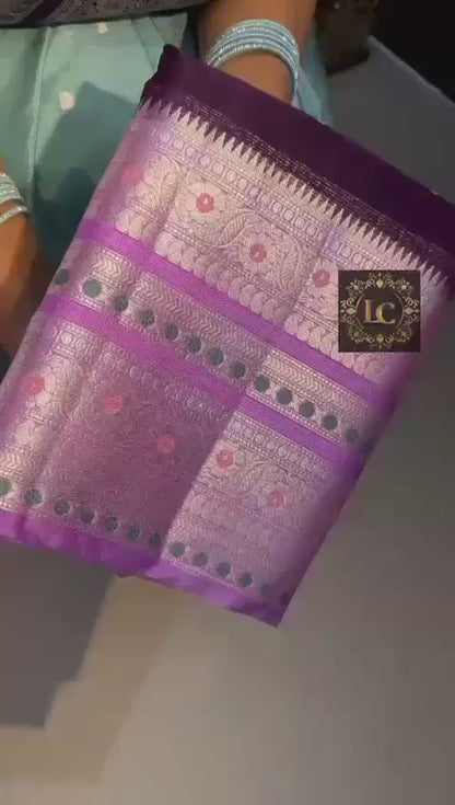 Vintage Dupion soft silk weaving sarees