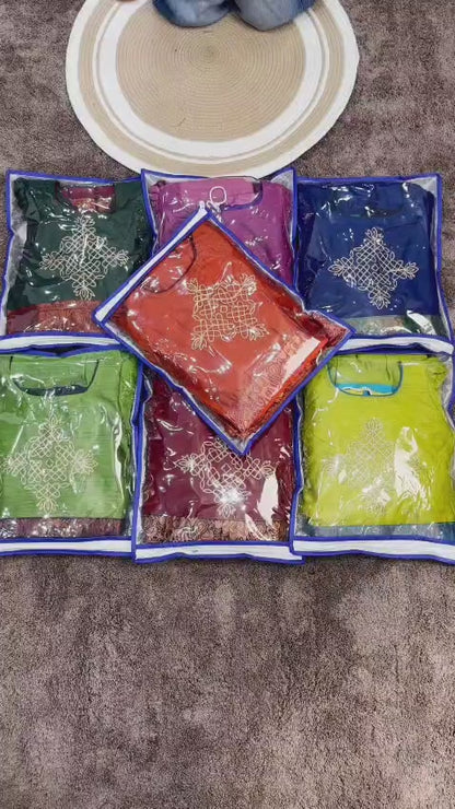 Kollam design cute kids lehenga
