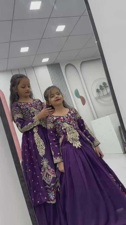 Kids cute peacock Desginer sets