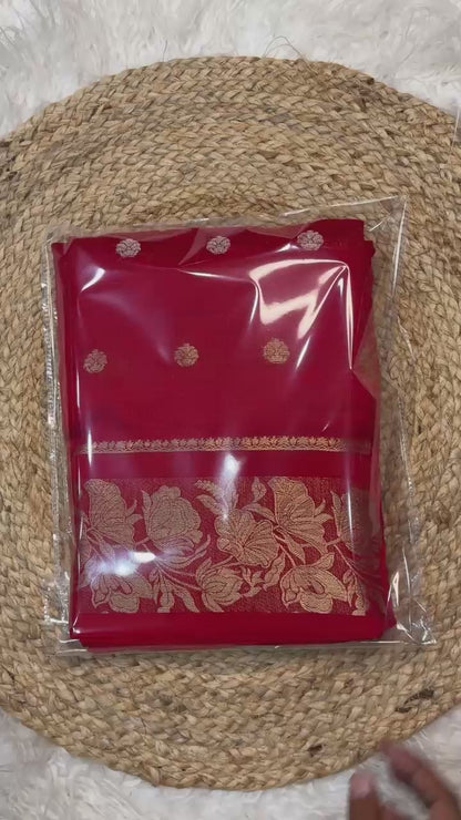 Kota doriya Rose trending traditional saree