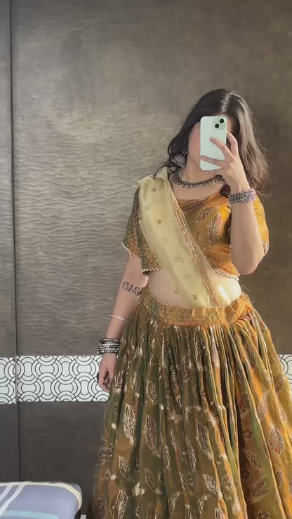 Two tone Designer new Lehenga set