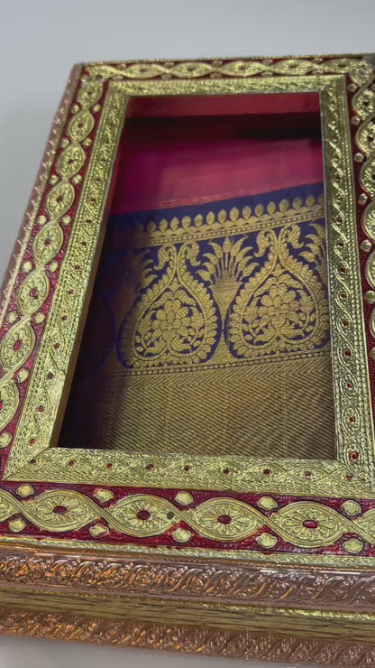 Soft Banarasi semi-silk saree