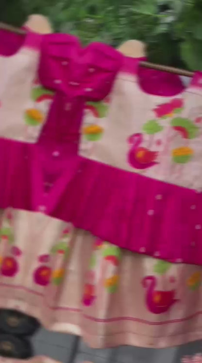 Cute South Indian style  Paithani sets ✨