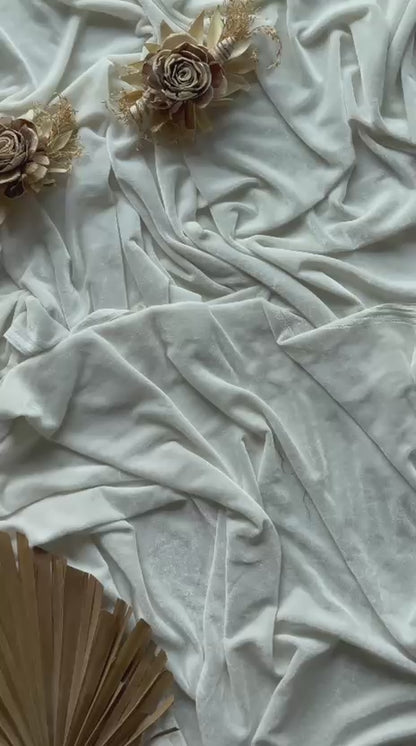 Luxe Dola silk coding work geruva saree with stitched blouse