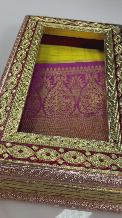 Soft Banarasi semi-silk saree