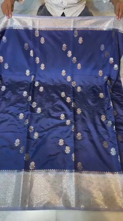 Banarasi katan zari soft fab budget sarees