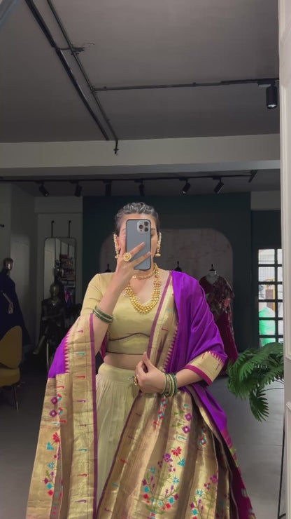 Paithani lehenga set for classy look
