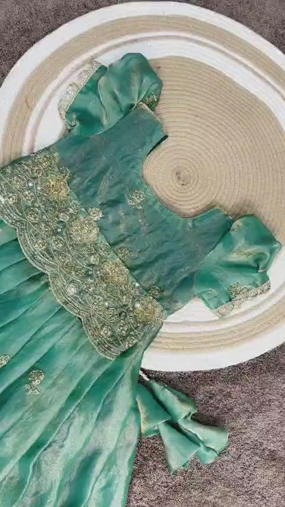 Mom and daughter cafe cute Designer lehenga sets