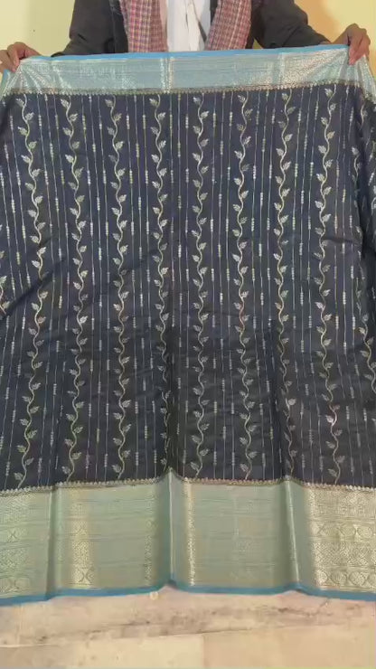 Budget Banarasi Handlooms’s semi chinya silk  sarees
