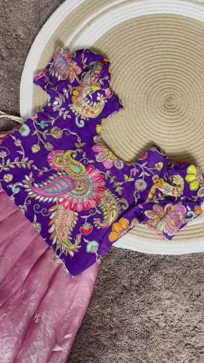 Kids cute fendy silk beeds work sets
