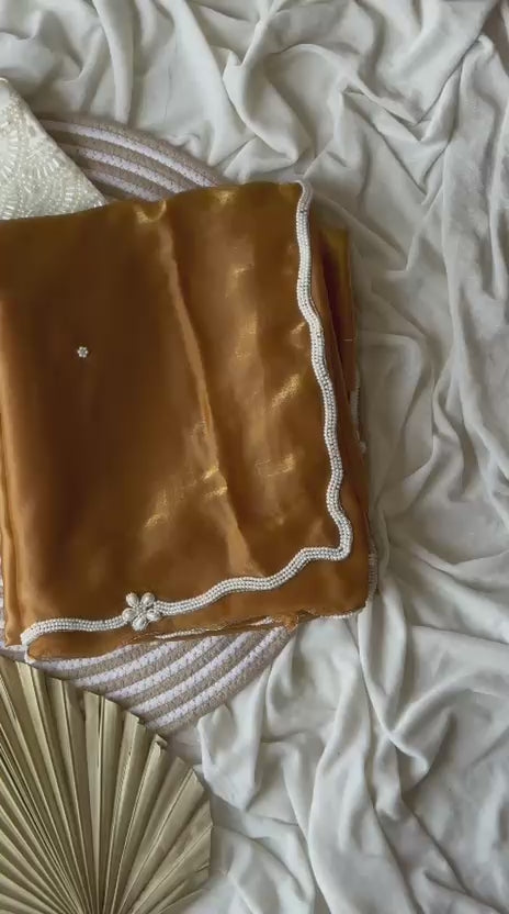 Handcrafted Elegance in Every Drape Saree with stitched blouse