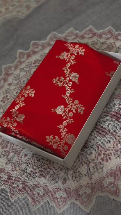 Luxe Pure Banarasi Handloom Mashru silk luxe sarees