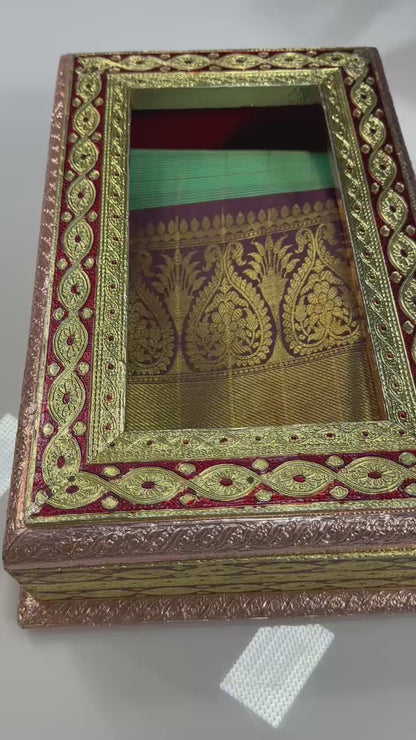 Soft Banarasi semi-silk saree