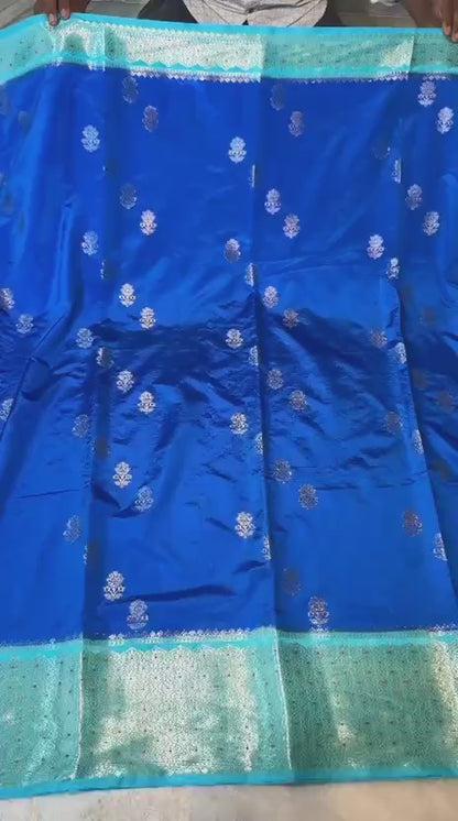 Banarasi katan zari soft fab budget sarees