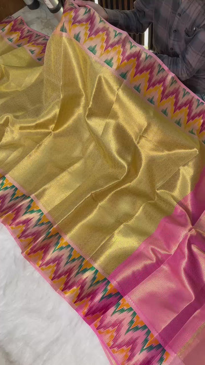 Banarasi Kanjeevaram tissue silk saree