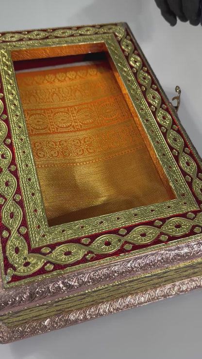 Classic  Tassar tissue kanchi border