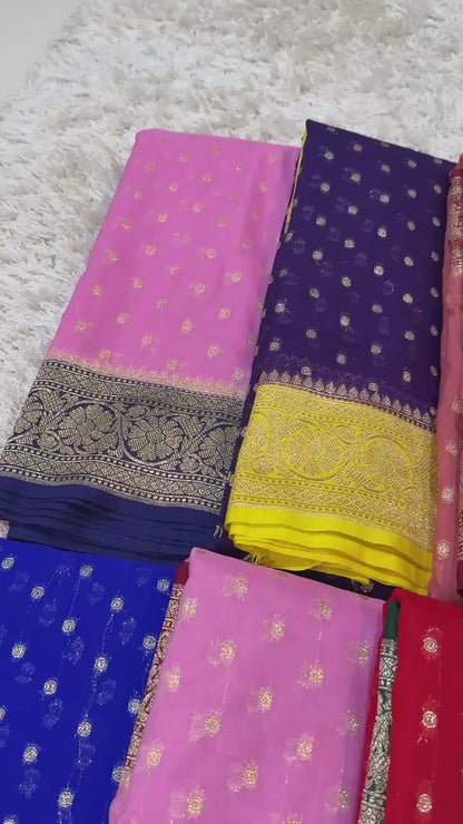 Banarasi Katan soft silk saree luxe