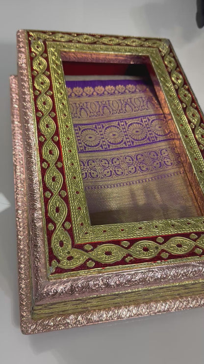 Classic  Tassar tissue kanchi border