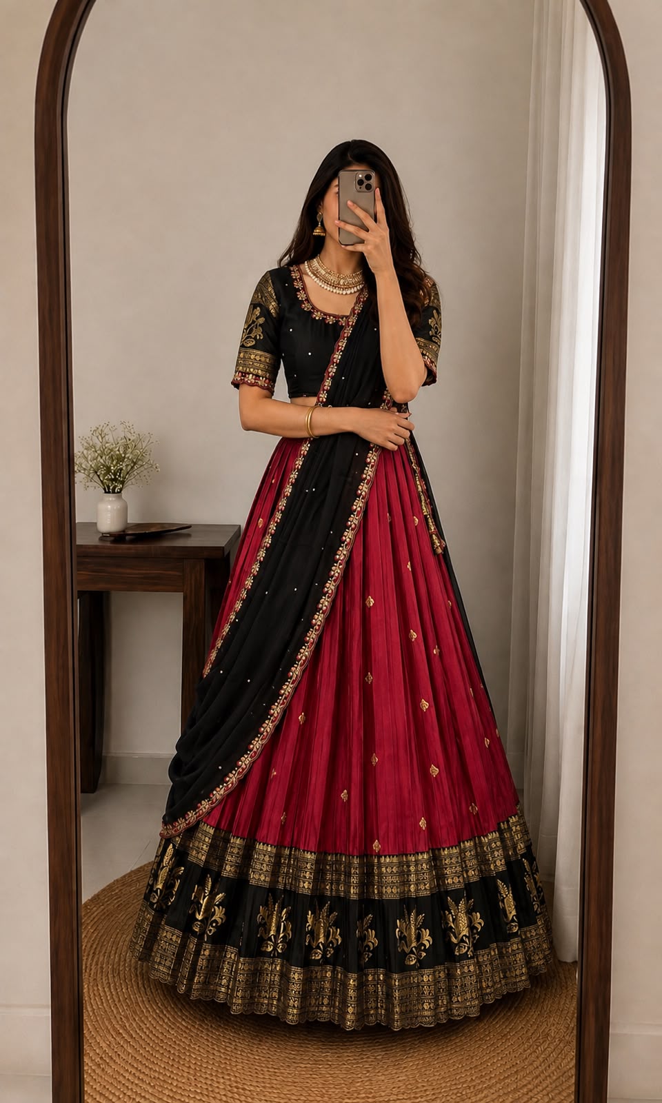 Kanjivaram sravanamasam Designer semiPattu Lehenags