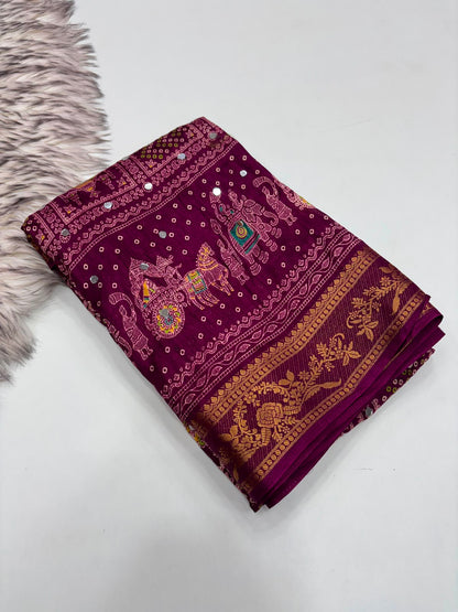 Budget Dola self silk sarees