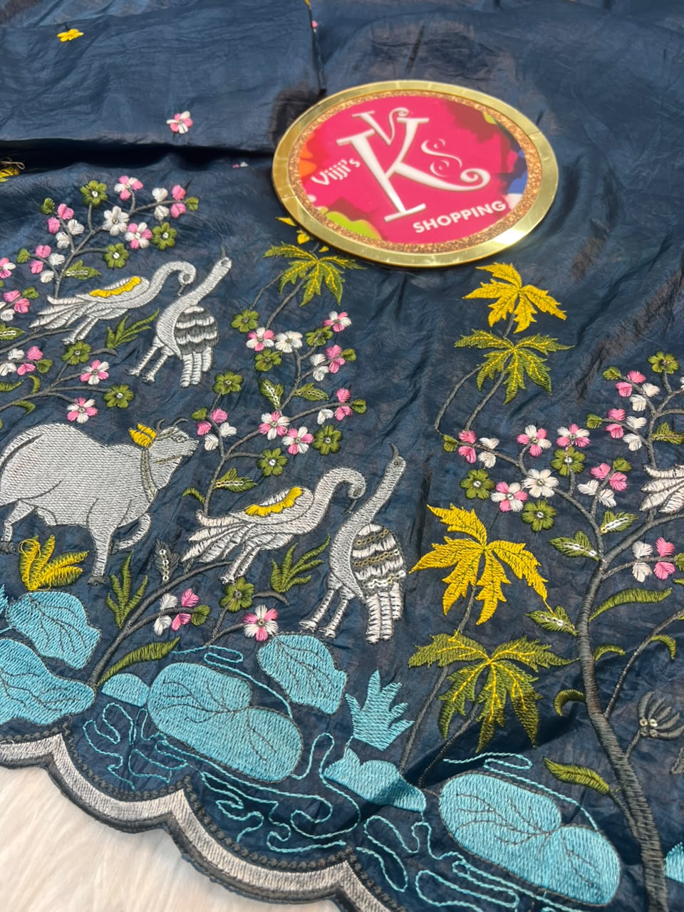 Pichwai heritage meets lightweight grace trendy sarees