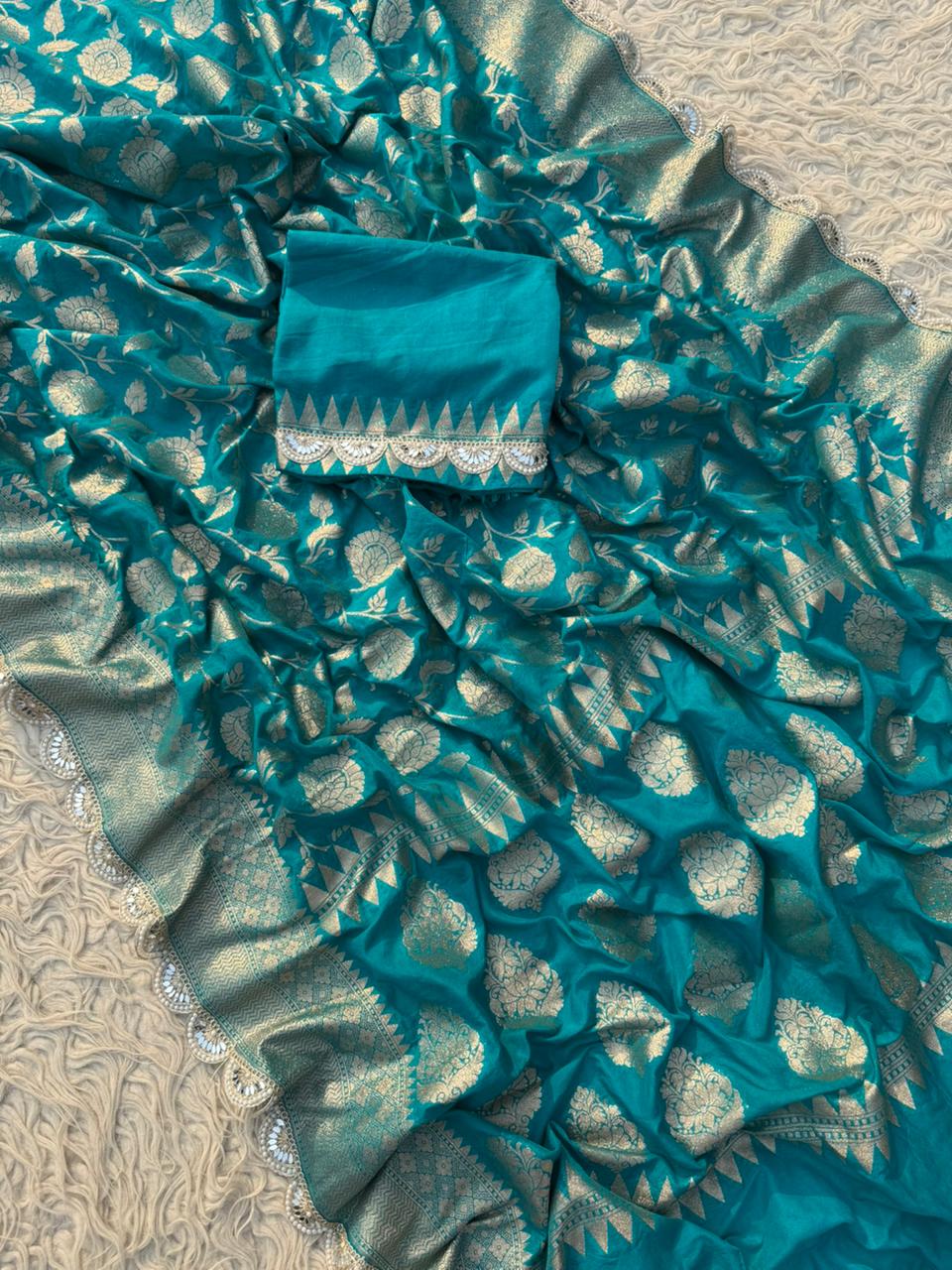 Pure Georgette Banarasi Classic Saree