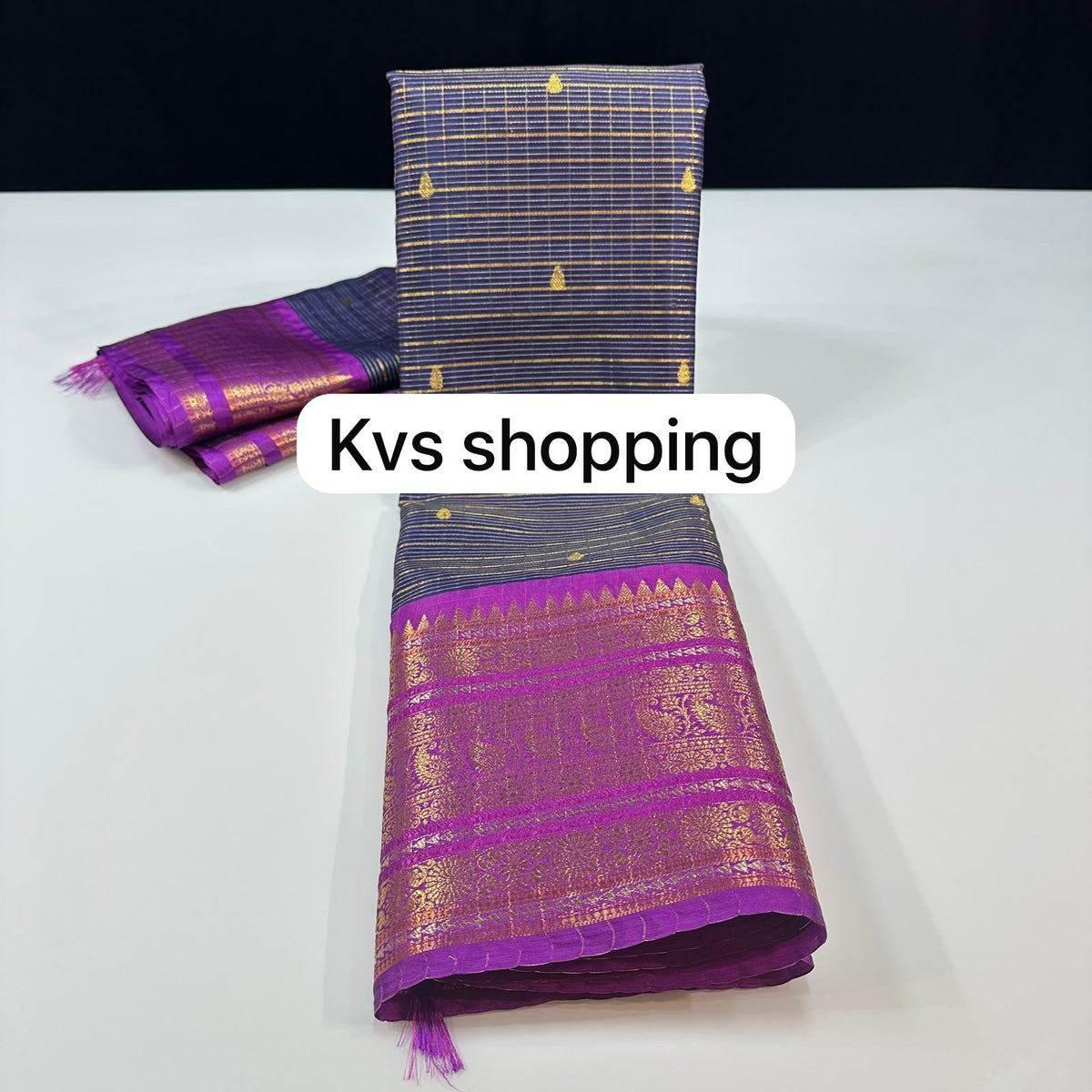 Super-soft Semi-Kanchi inspired Vintage Checks  traditional saree