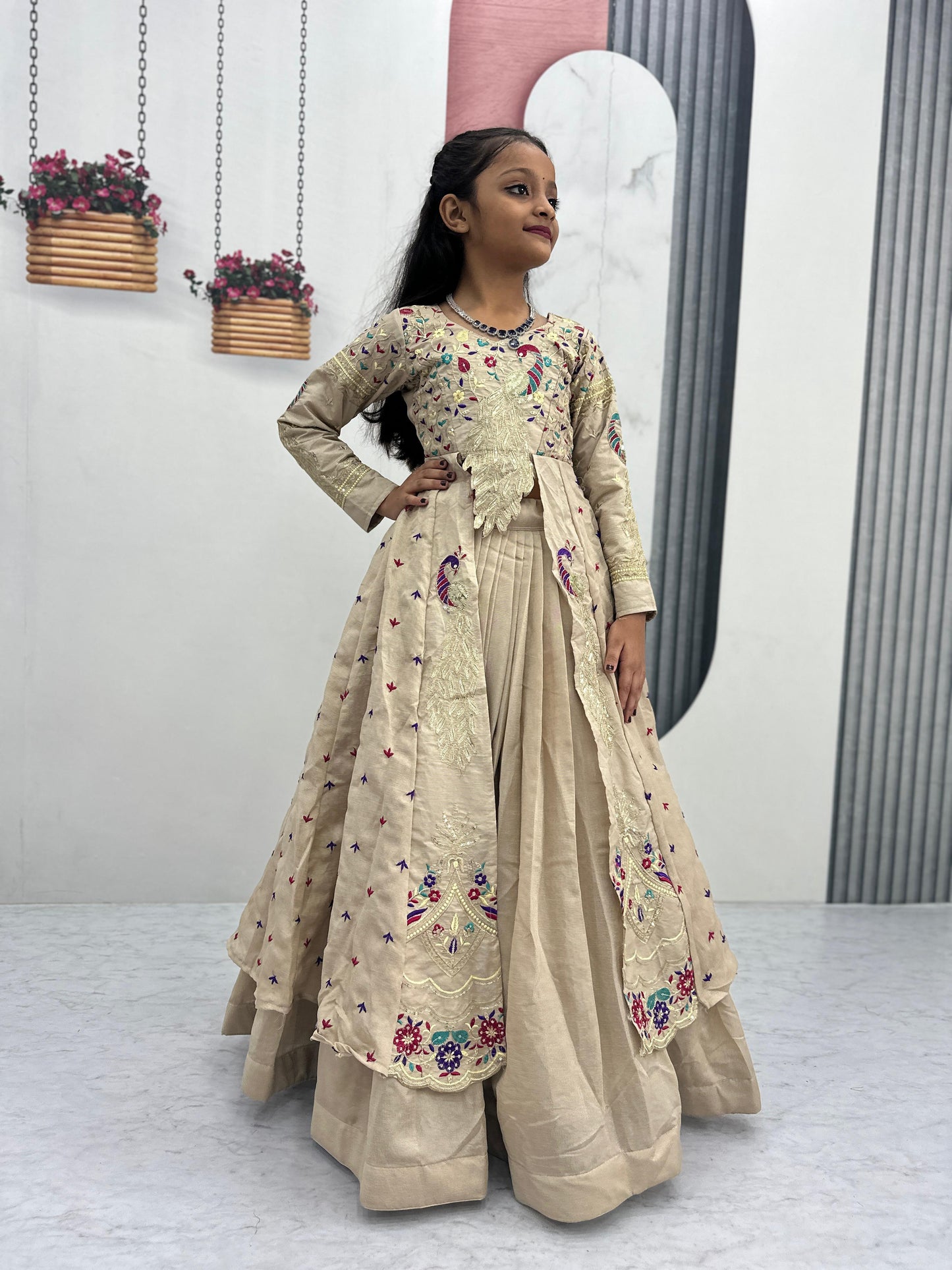 Kids cute peacock Desginer sets