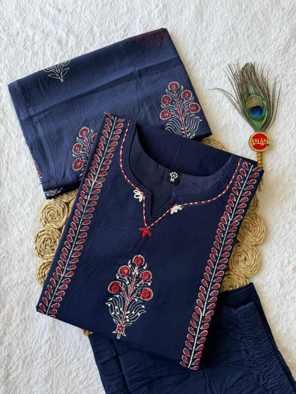 Mul cotton office wear kurti sets