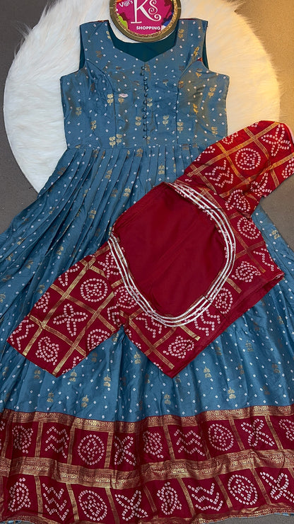 Mali Bandhini classic 2 in one gowns
