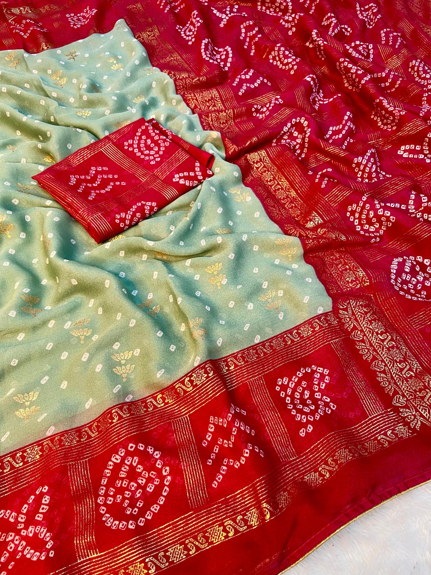 Budget return gift malai blooming sarees
