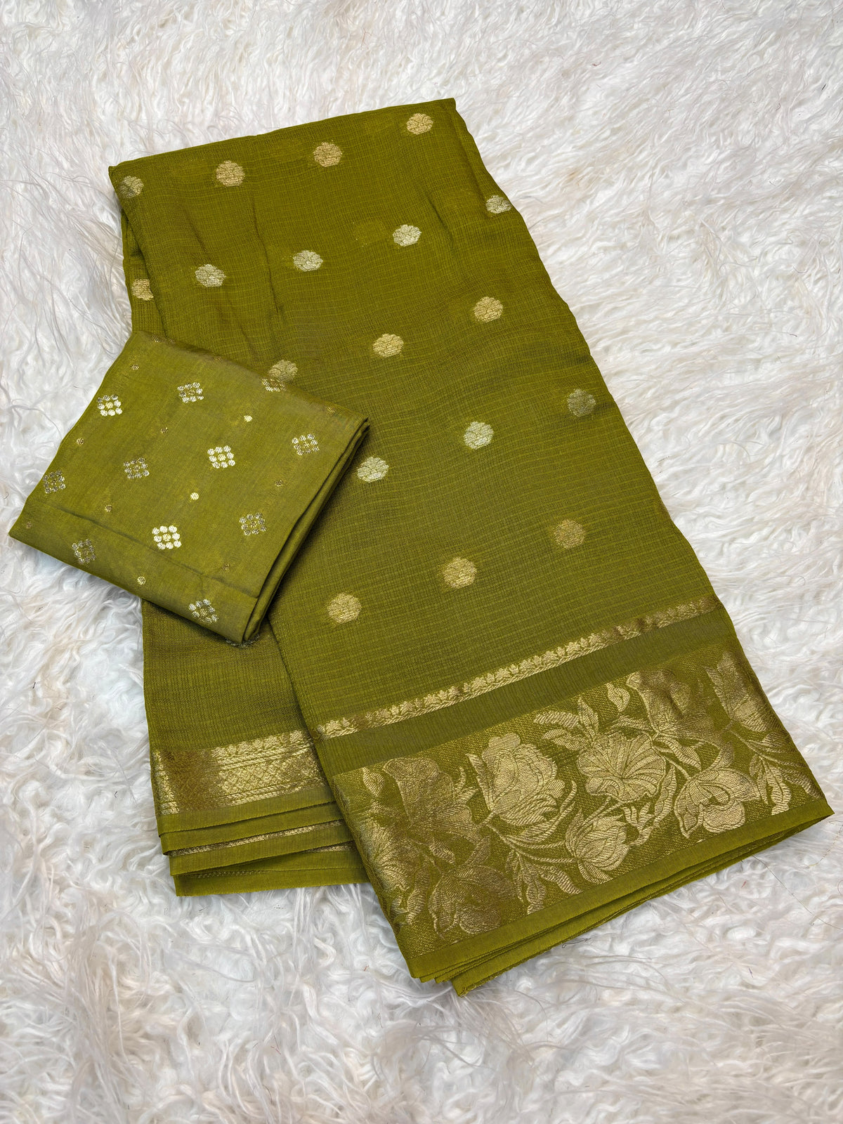 Kota doriya Rose trending traditional saree