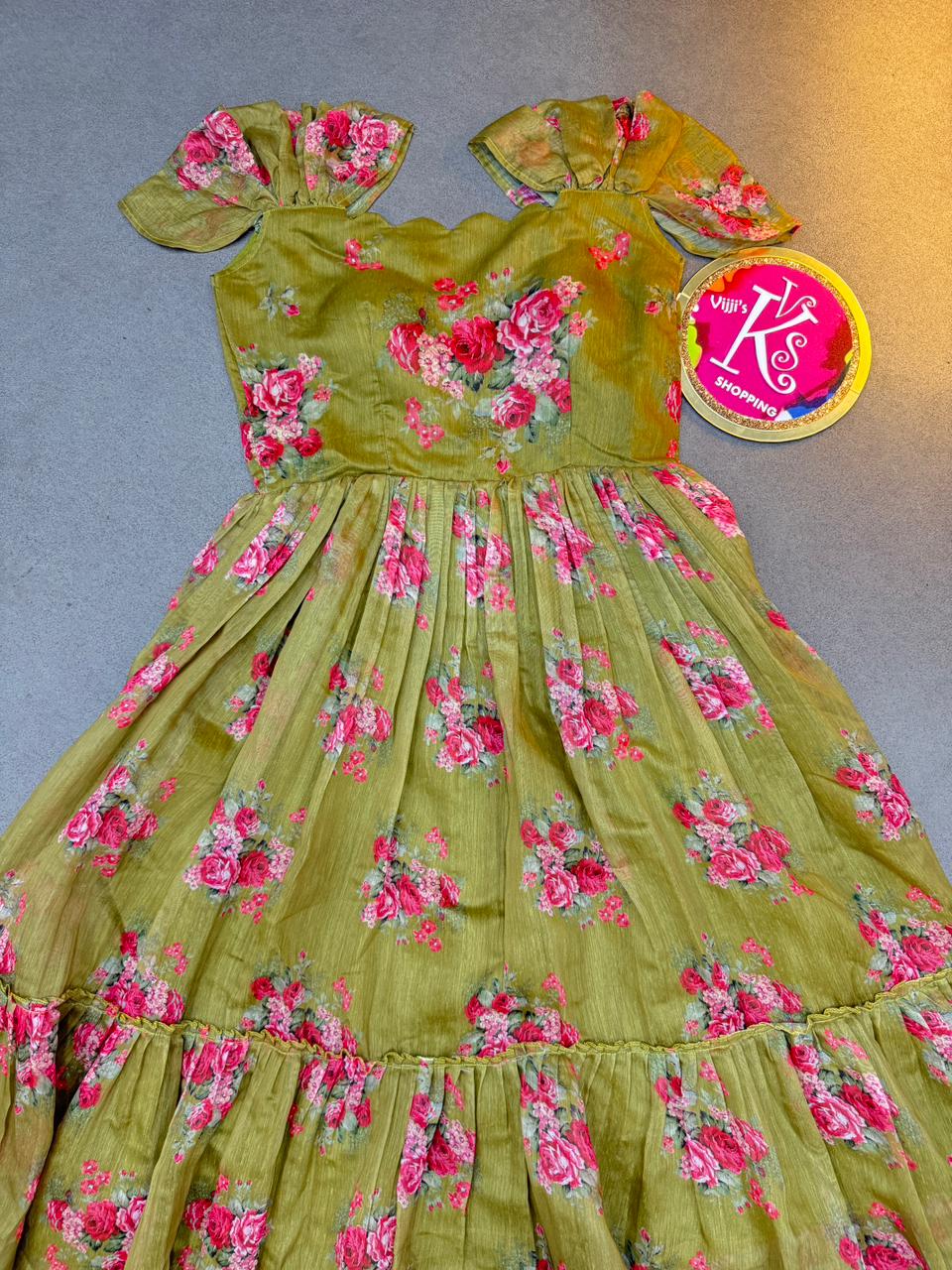 Cafe Chanderi Desginer gowns