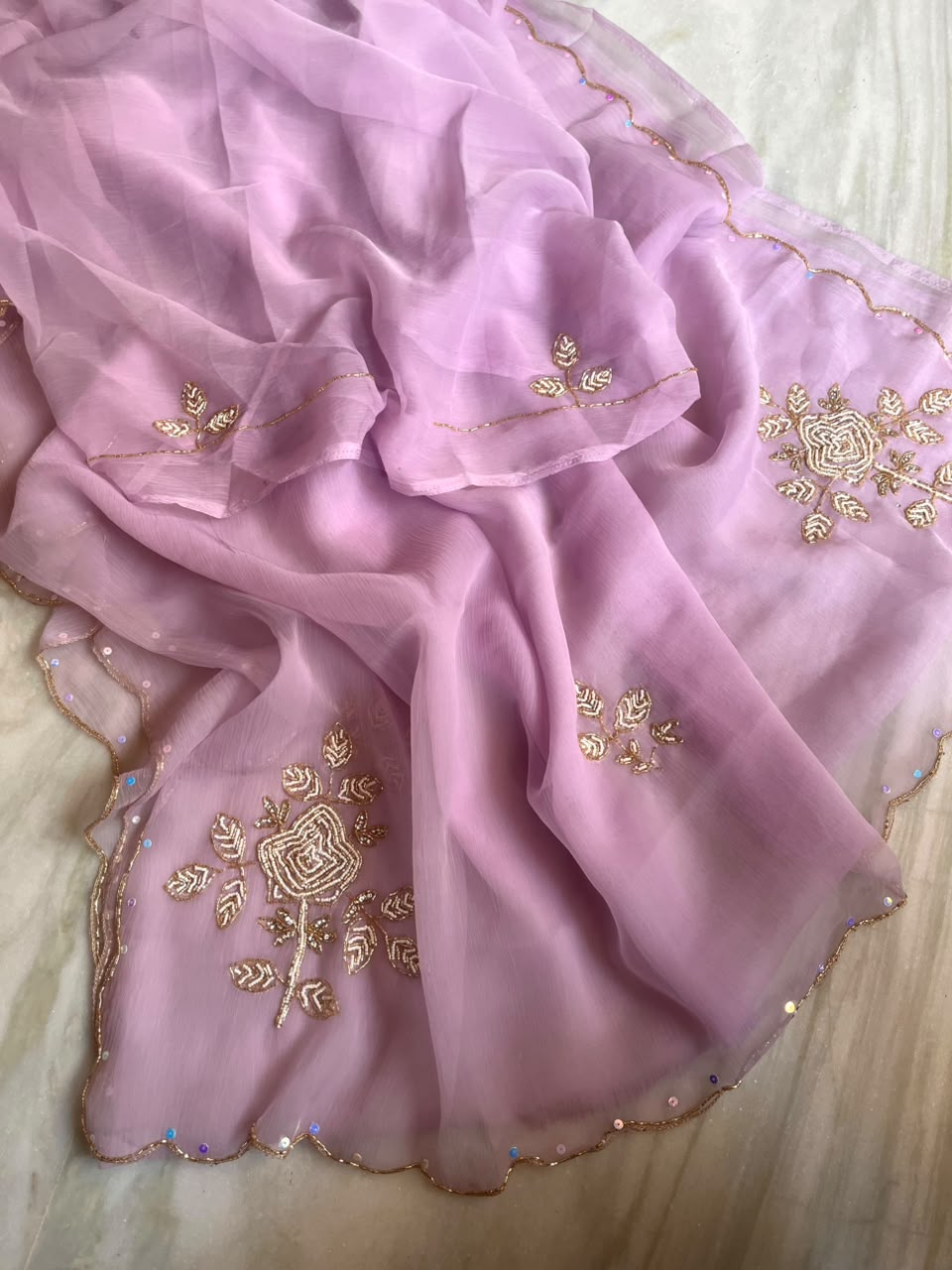 Trending budget pure soft chiffon sarees
