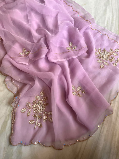 Trending budget pure soft chiffon sarees