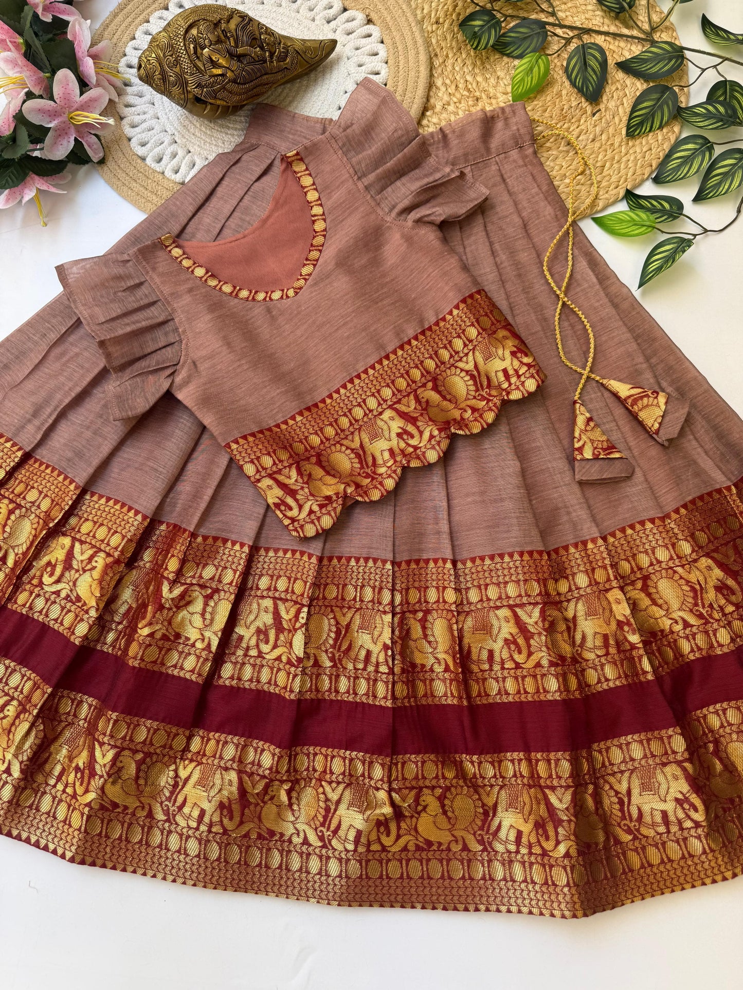 Kids festival wear special cute Narayanapet sets