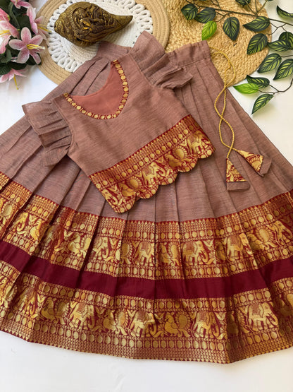 Kids festival wear special cute Narayanapet sets