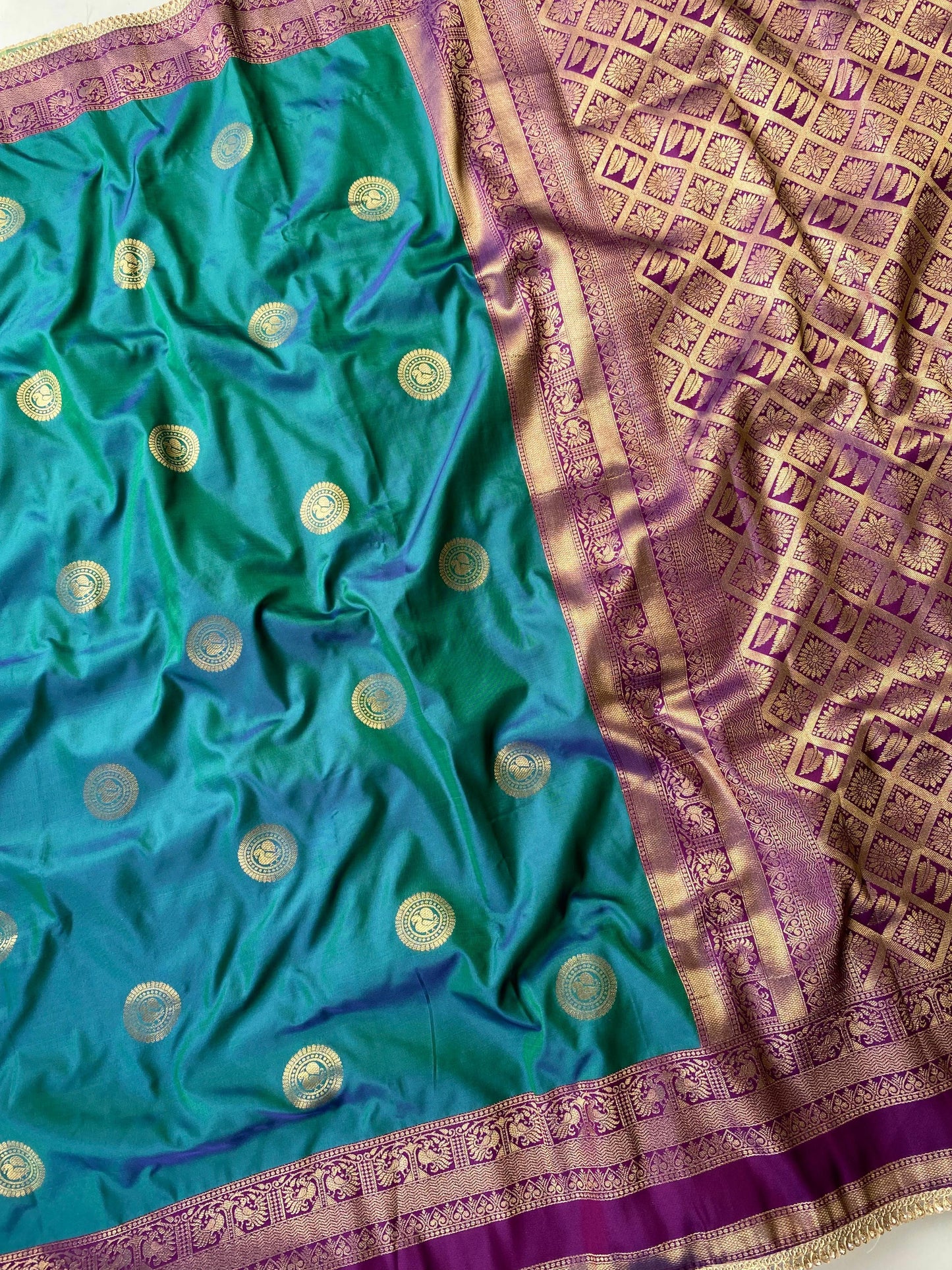 Soft silk sarees with Designer pallu