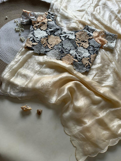 Soft and space silk Trendy Saree