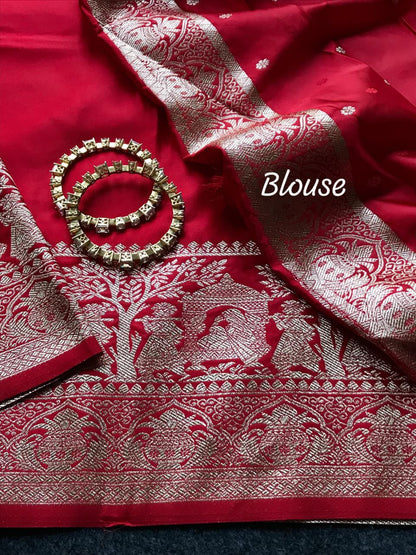 Premium Satin silk vintage Handloom’s saree