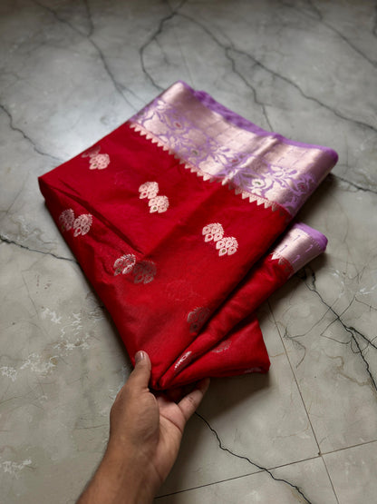 Handloom row mango premium vintage vibe festival wear saree
