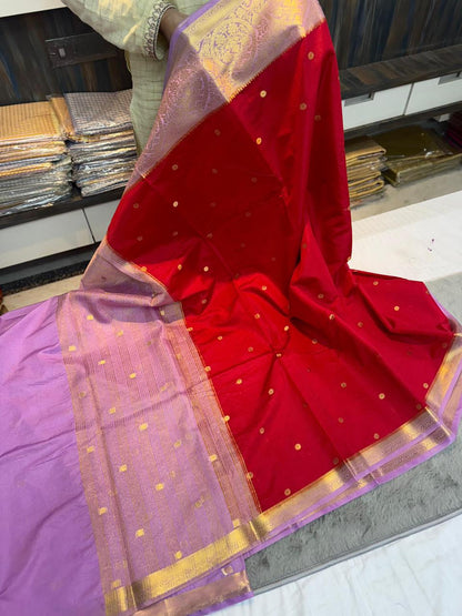 Banarasi Classic Dyble Dupion Sarees