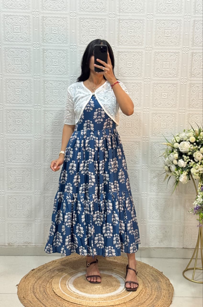 Hakoba koti cafe gown 2 in 1 model