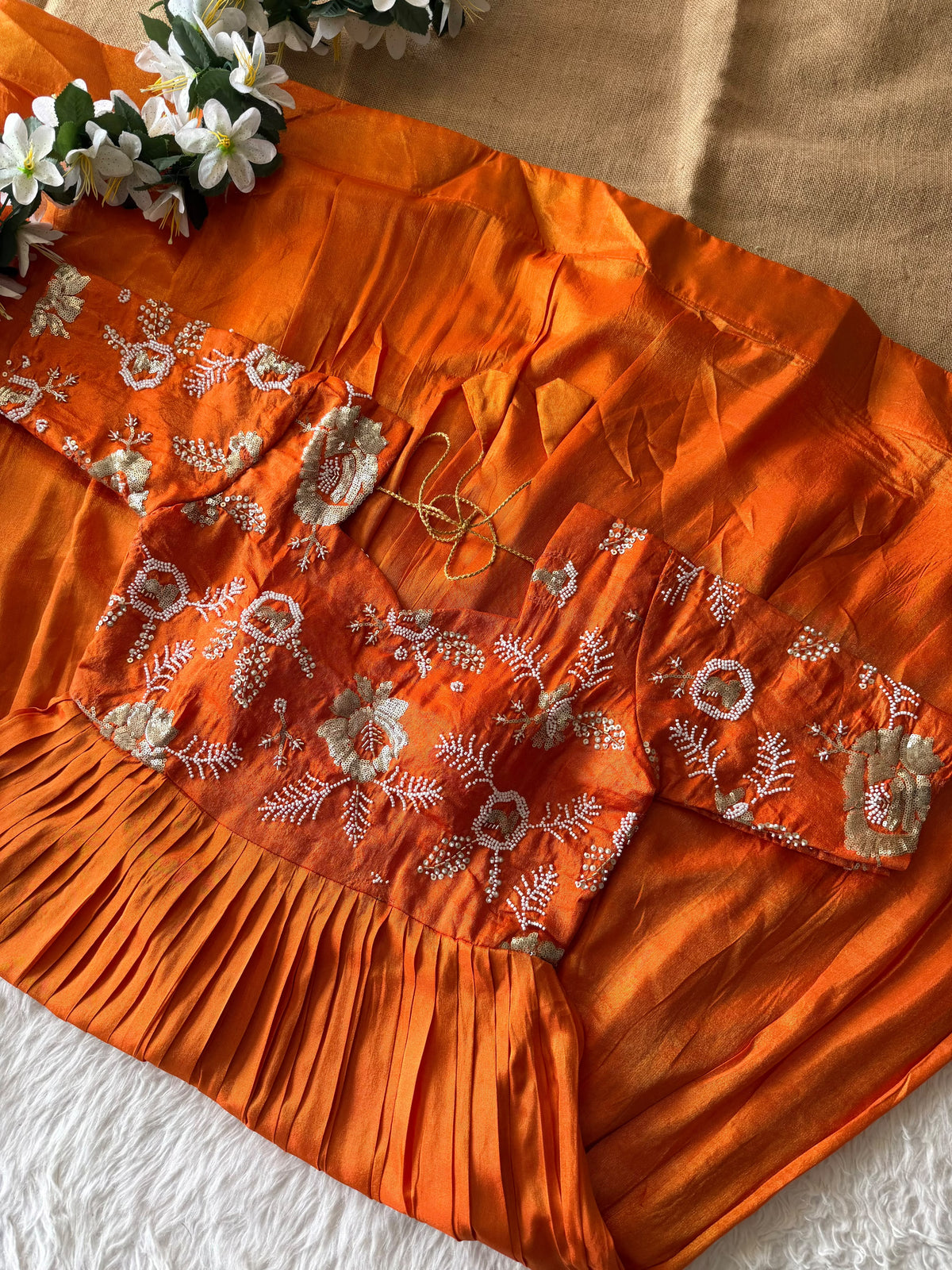 Party wear Maggam work gown