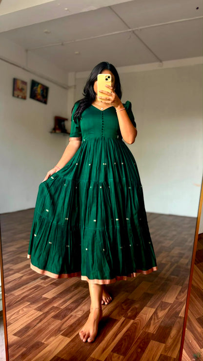 Narayanpet Mercerized Cotton tradition Gown