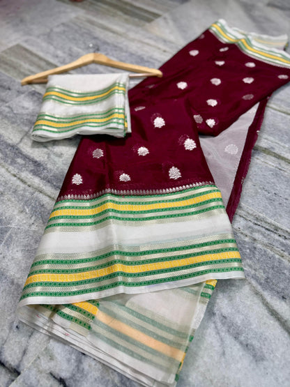 Banarasi  warm katan soft classic budget saree